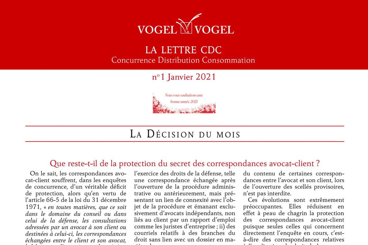 JAnvier_2021CDC ogel & Vogel • CDC 1 janvier 2021