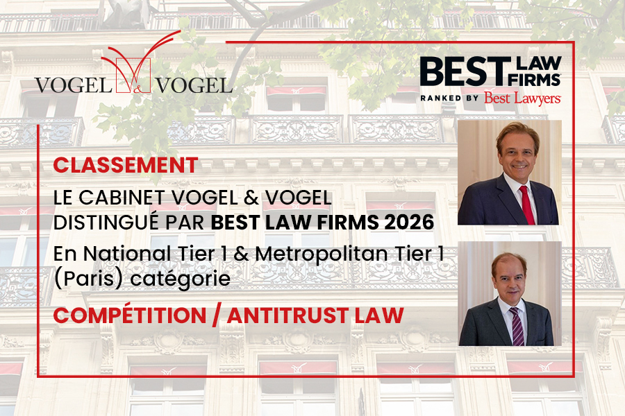Le cabinet Vogel & Vogel distingué par le classement Best Law Firms 2026