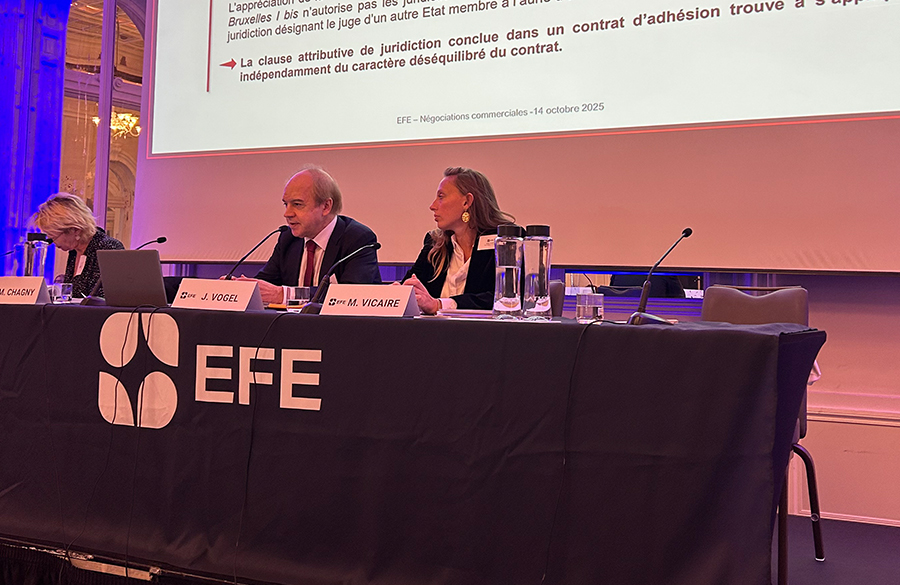 Le cabinet Vogel et Vogel présent lors de la conférence EFE