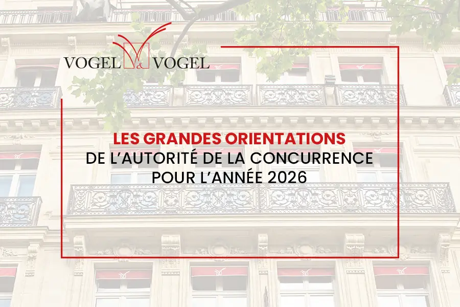 Orientations de l’Autorité de la concurrence pour l’année 2026
